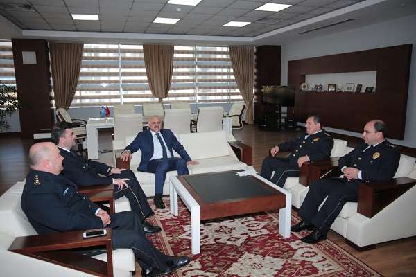 Trabzon İl Emniyet Müdürü Orhan Çevik'ten Büyükşehir Belediye Başkanı Murat Zorluoğlu'na ziyaret