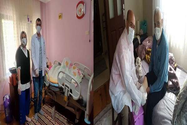 Trabzon il Sağlık Müdürlüğü Evde Sağlık Birimleri Kurban Bayramında Hizmete Devam Etti