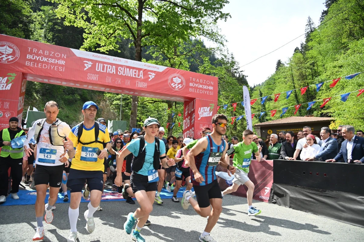 Trabzon'da 4'&uuml;nc&uuml; Uluslararası Ultra S&uuml;mela Maratonu Koşuldu!