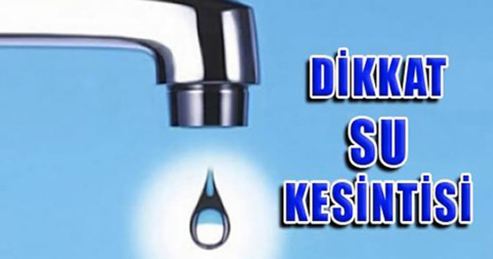Trabzon'da 58 mahalle için su kesintisi uyarısı
