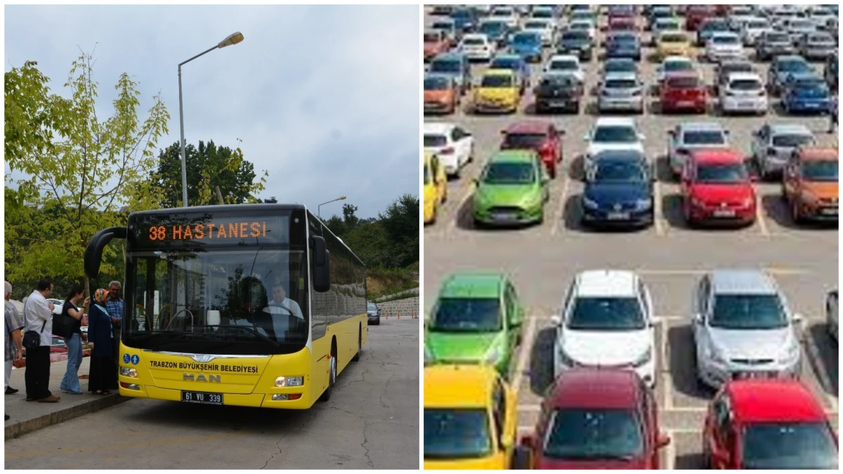 Trabzon'da Bayram Boyunca Otob&uuml;sler ve Otopark &Uuml;cretsiz