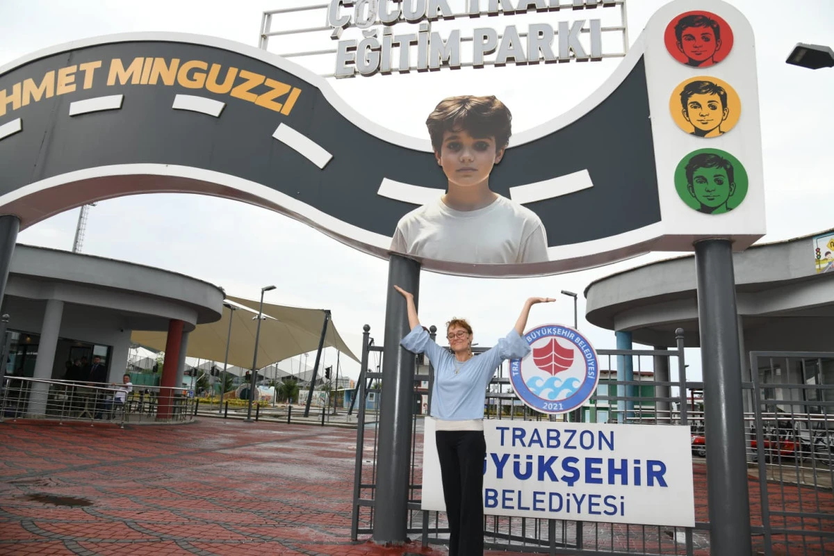 Trabzon'da çocuk trafik eğitim parkına Mattia Ahmet Minguzzi'nin adı verildi