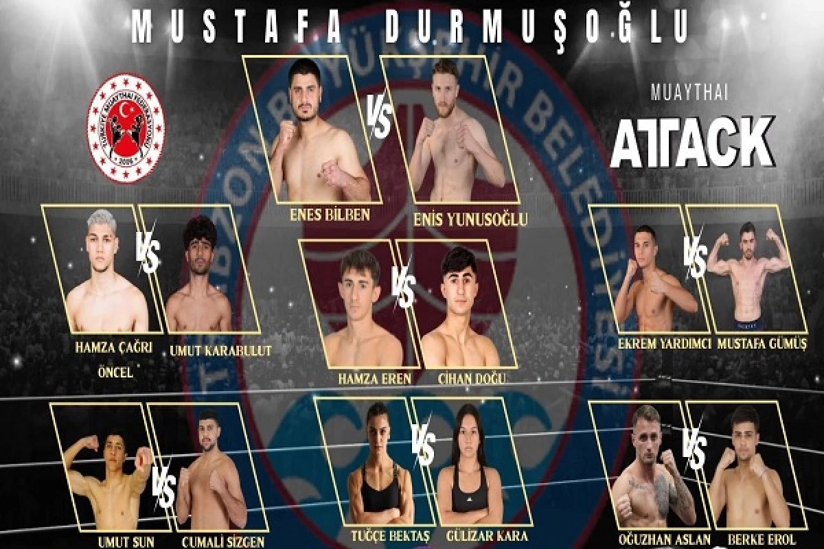 TRABZON'DA EFSANE GECE! Hocaların Hocası Mustafa Durmuşoğlu Anısına Muaythai Şöleni