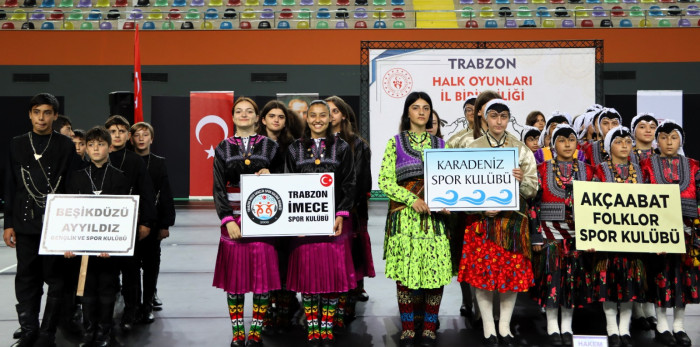 Trabzon'da Halk Oyunları İl Birinciliği yapıldı