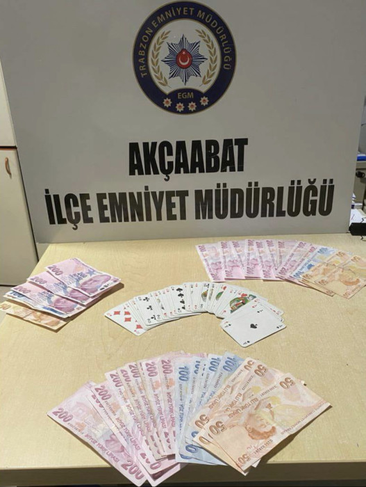Trabzon'da kumar operasyonunda 3 kişi yakalandı