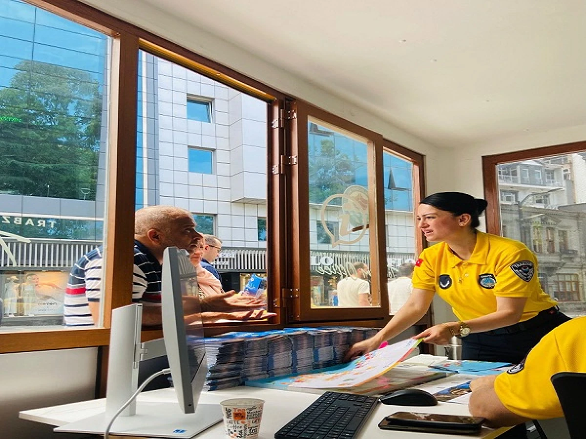 Trabzon'da Turizm Zabıta Ofislerinden Faydalanan Turist Sayıları