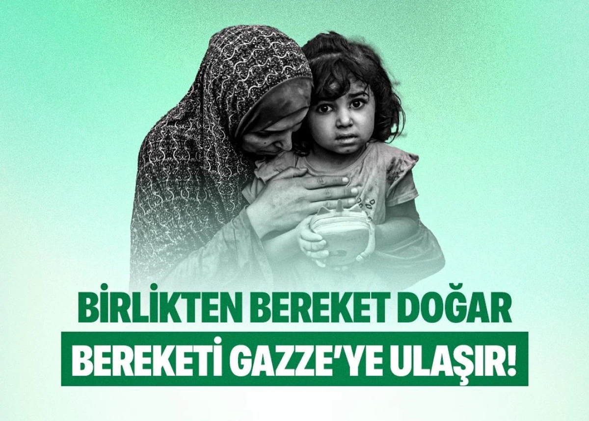 Trabzon’dan Gazze’ye Kalpten Destek: 'Birlikten Bereket Doğar' Kampanyası Başladı