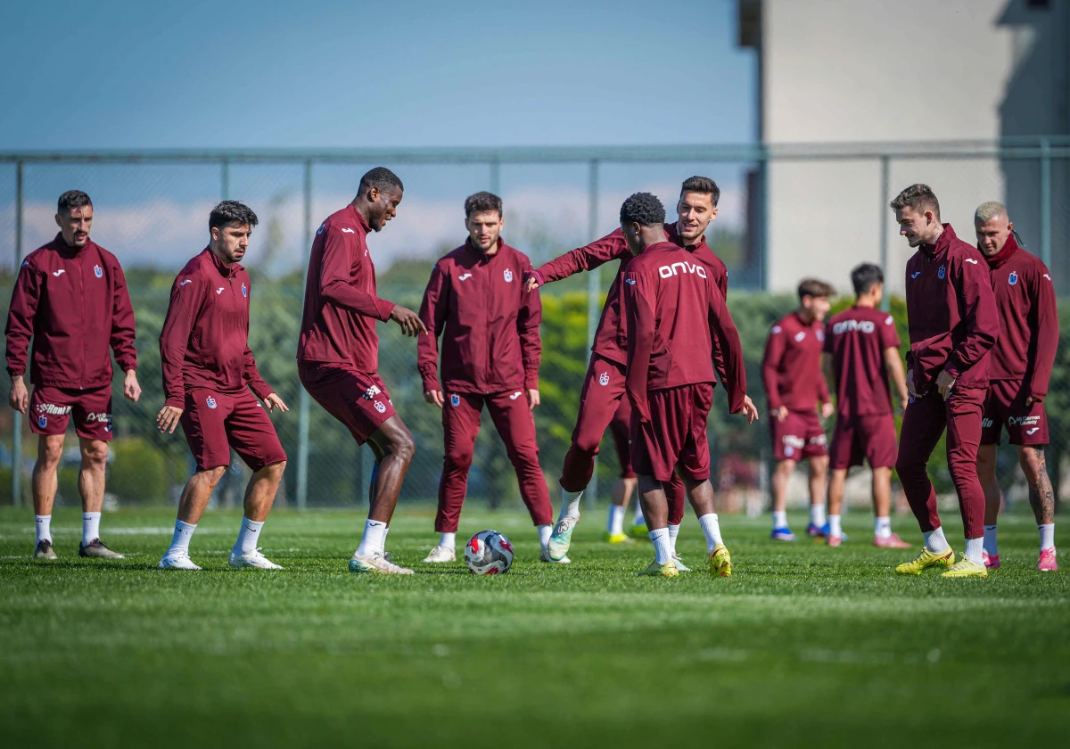 Trabzonspor Başakşehir Ma&ccedil;ı Hazırlıklarına Devam Ediyor