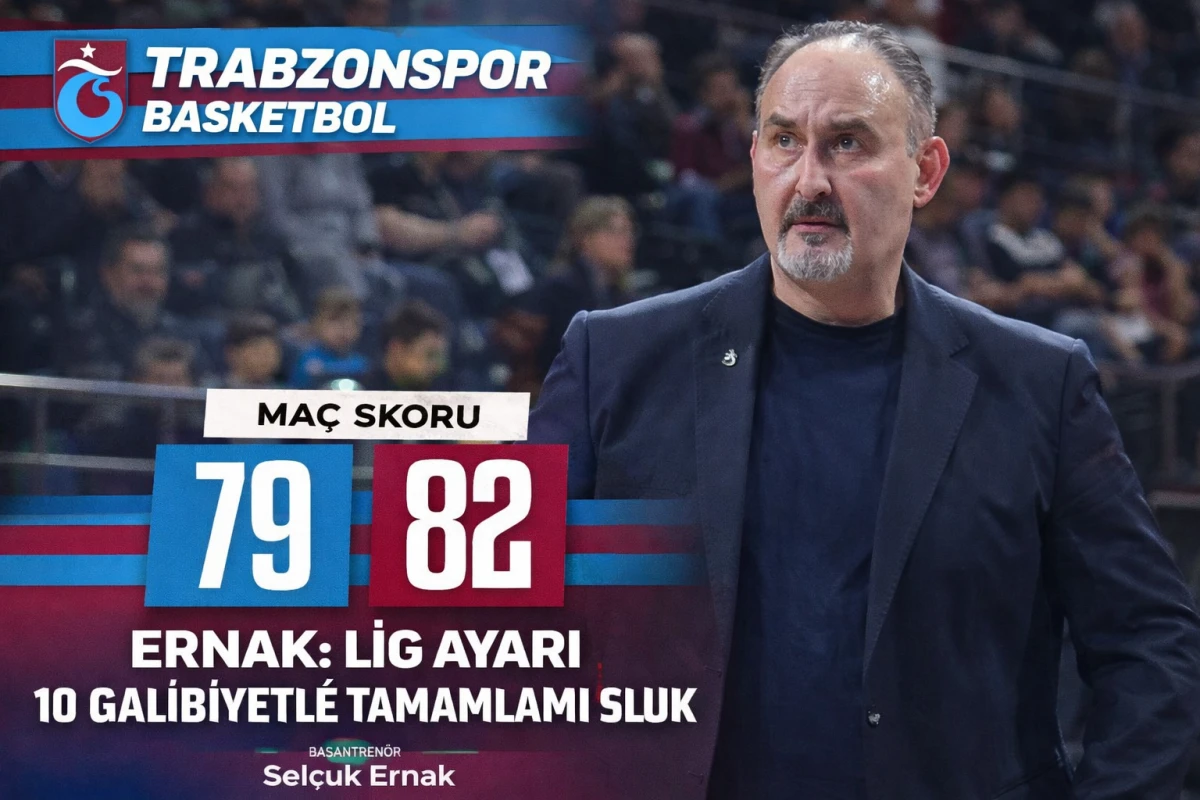 Trabzonspor Basketbol Mersin&rsquo;de Kazandı: Ernak&rsquo;tan Dikkat &Ccedil;eken Mesajlar
