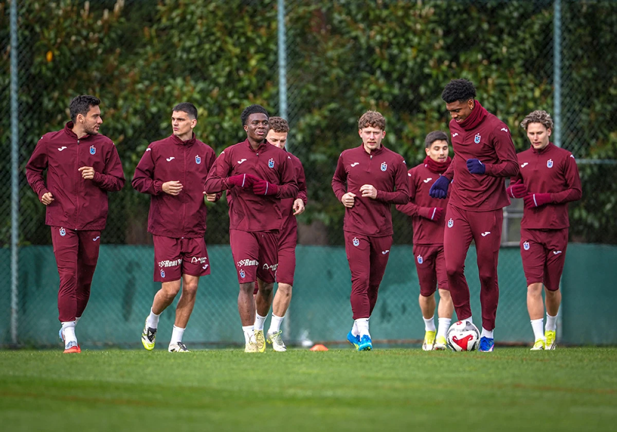 Trabzonspor, Beşiktaş Ma&ccedil;ı Hazırlıklarına Başladı