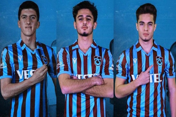 Trabzonspor, Bursaspor'dan Batuhan, Taha ve Kerem ile 4,5 yıllık sözleşme imzaladı