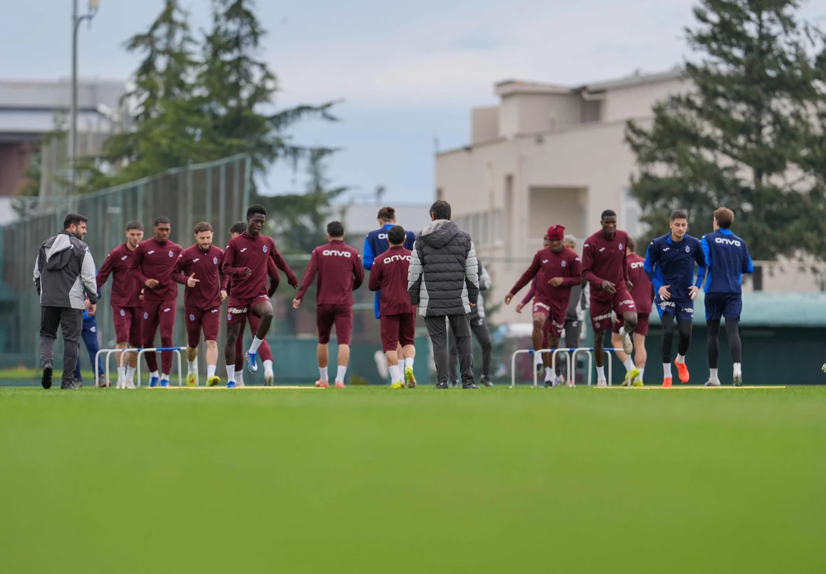 Trabzonspor Galatasaray Derbisi &Ouml;ncesi Son Prova Tamamladı