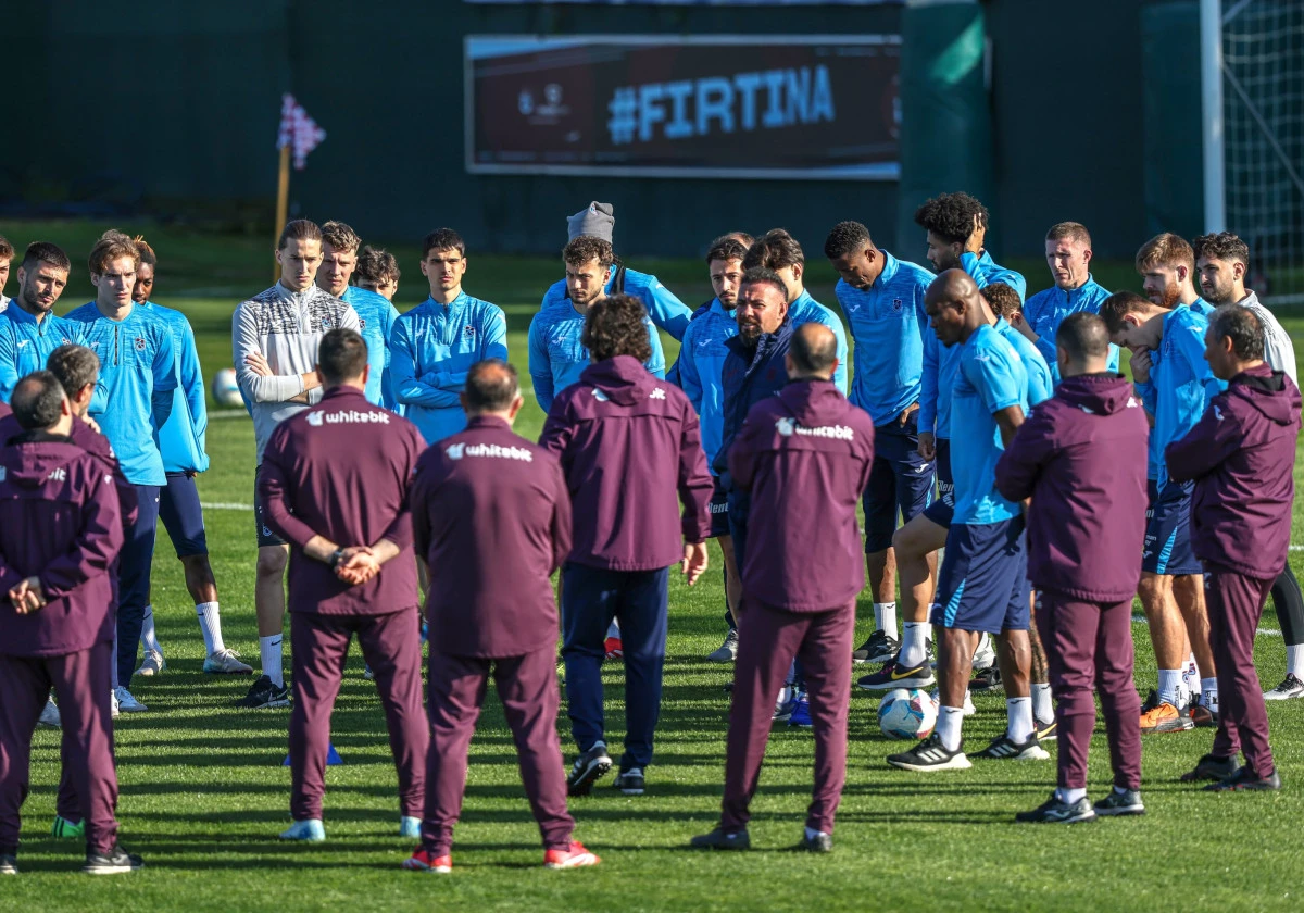 Trabzonspor - Galatasaray maçı hazırlıklarına başladı