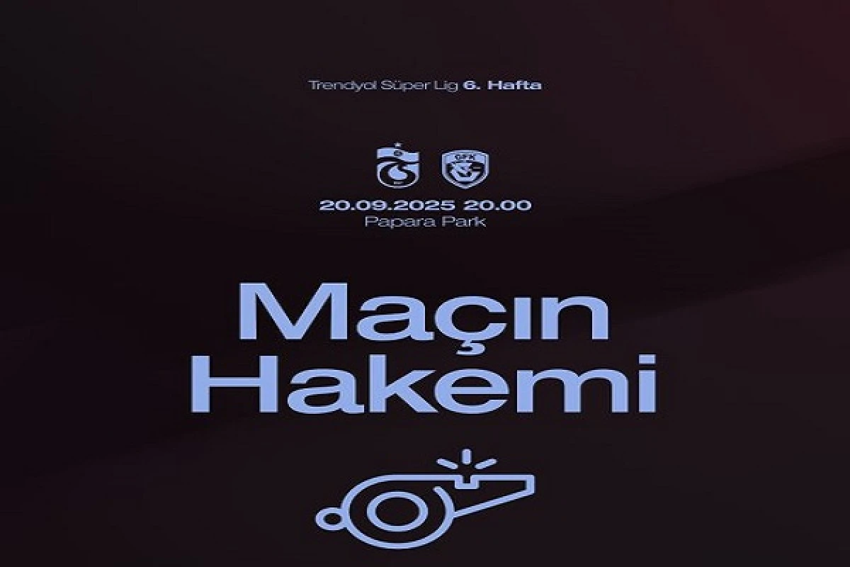 Trabzonspor – Gaziantep FK Maçının Hakemi Belli Oldu