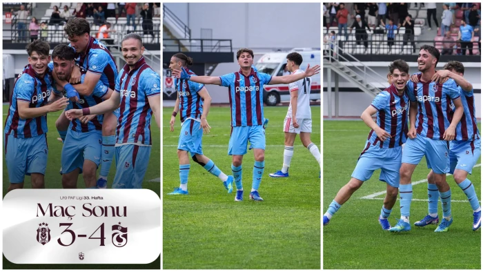 Trabzonspor Gen&ccedil;lerinden Beşiktaş Deplasmanında M&uuml;thiş Geri D&ouml;n&uuml;ş!