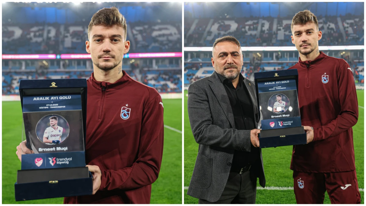 Trabzonspor İmzası! Aralık Ayının KRALI Ernest MU&Ccedil;İ!