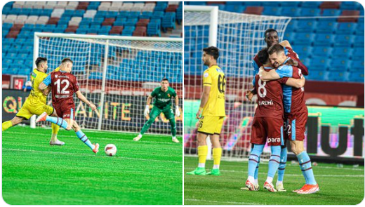 Trabzonspor, İstanbulspor'u 2 dakikada çözdü üç golle geçti
