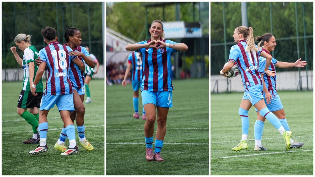 Trabzonspor Kadın Futbol Takımı Lig Tarihine Ge&ccedil;ti: Tam 20 Gol!