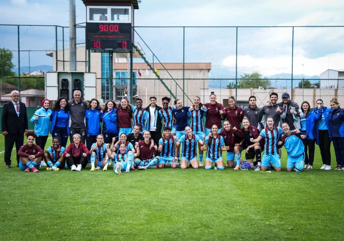 Trabzonspor Kadın Futbol Takımı&rsquo;ndan Gol Yağmuru: 10-0!