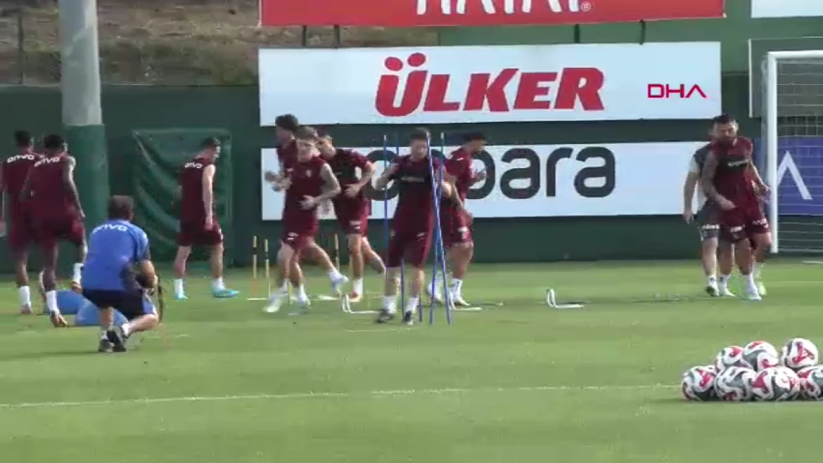 Trabzonspor, Kasımpaşa maçı hazırlıklarına devam etti