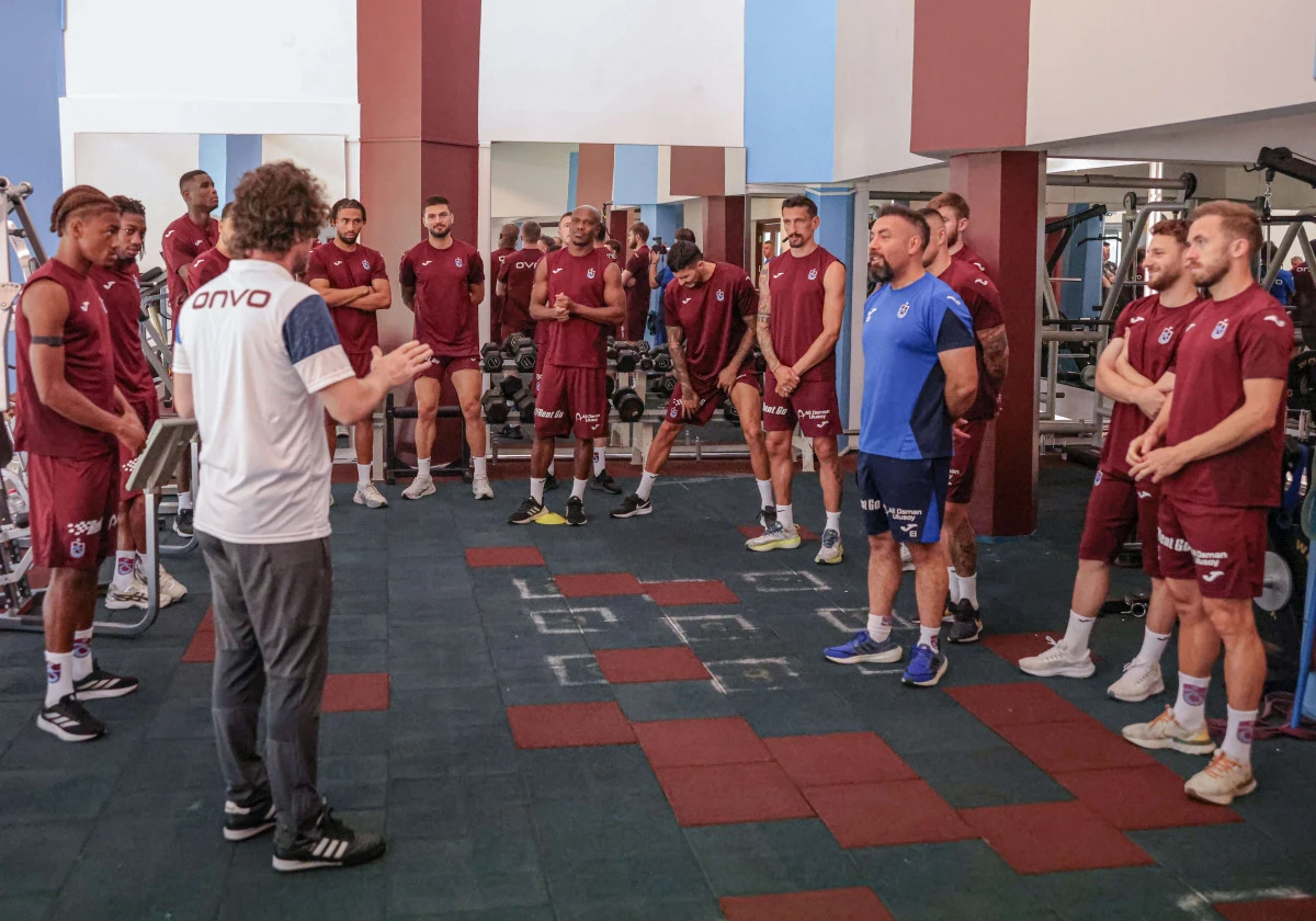 Trabzonspor kuvvet çalışması yaparak yeni sezona hazırlarını sürdürdü