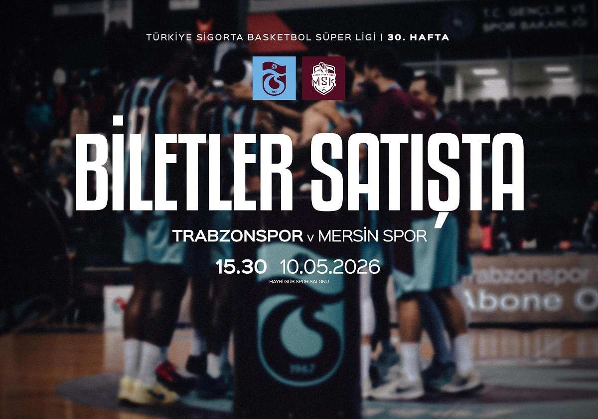 Trabzonspor - Mersin Spor Ma&ccedil;ının Biletleri Satışta!