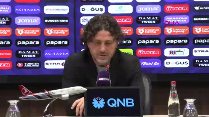 Trabzonspor Teknik Direktörü Fatih Tekke'nin açıklamaları