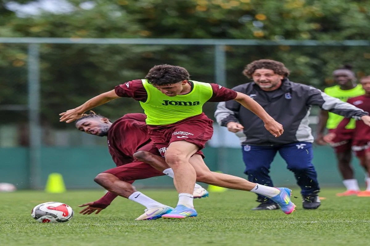Trabzonspor yeni sezon hazırlıkları kıran kırana antrenman