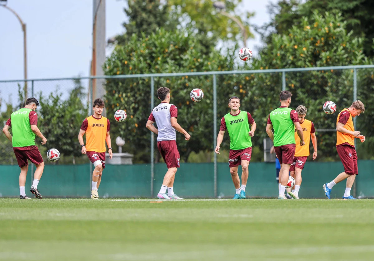Trabzonspor, yeni sezon hazırlıklarına devam etti.
