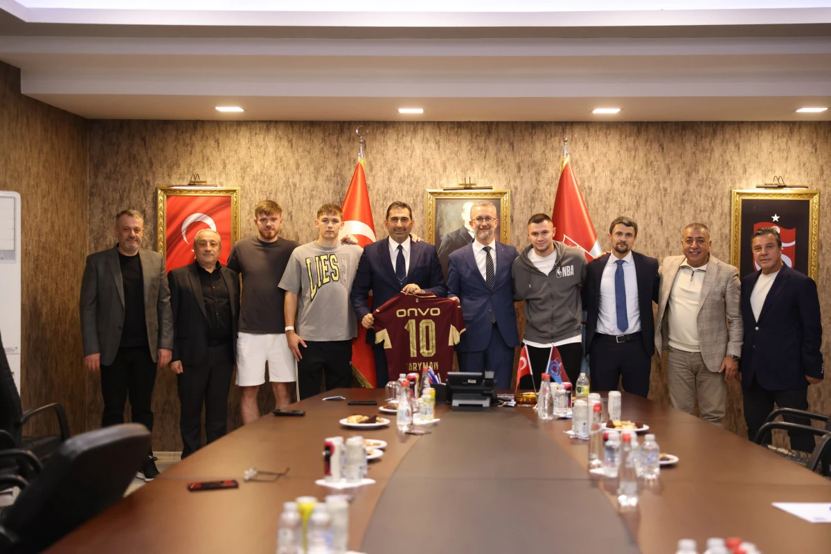 TRABZONSPOR'A UKRAYNA'DAN TEŞEKKÜR ZİYARETİ: Büyükelçi Dzhelialov'dan Anlamlı Jest