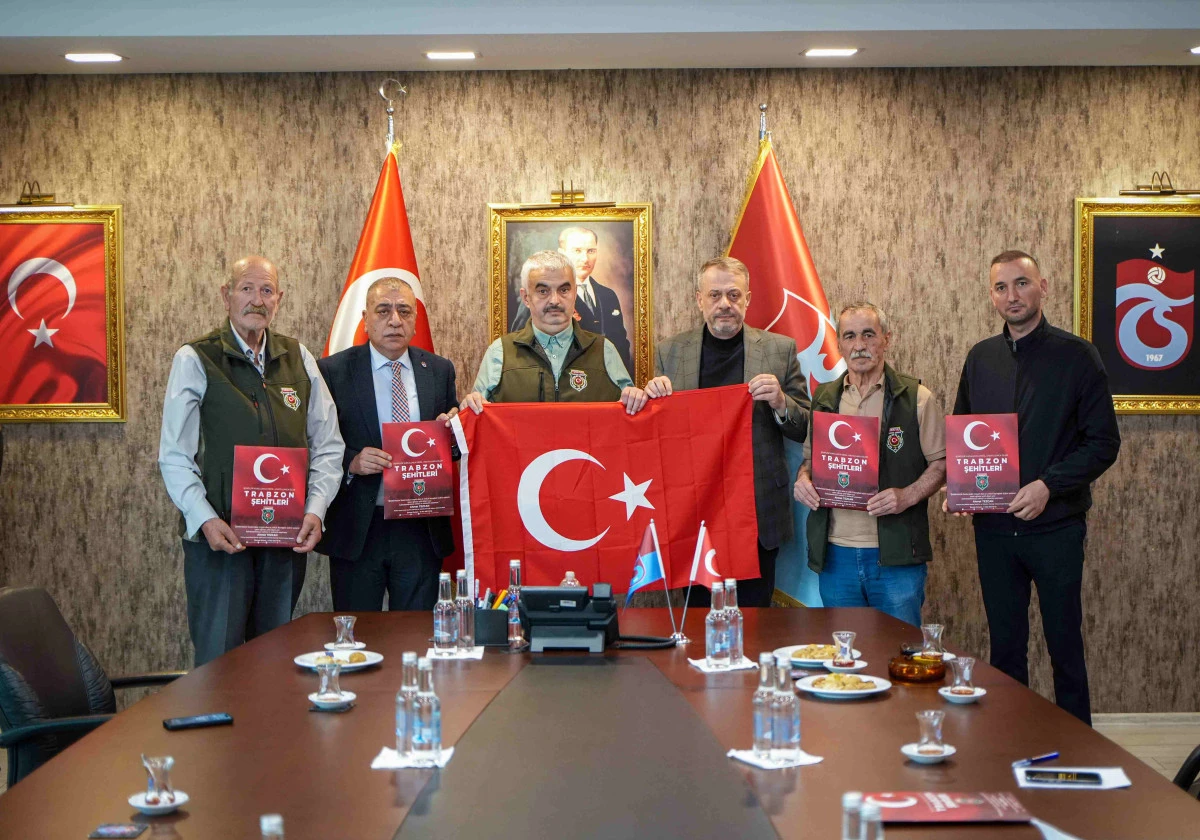 Trabzonspor&rsquo;da Anlamlı Misafirler! Şehit Yakınları ve Gaziler Ziyaret Etti