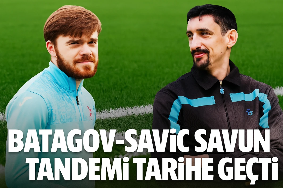 Trabzonspor'da Batagov-Savic Savunma Tandemi Tarihe Geçti