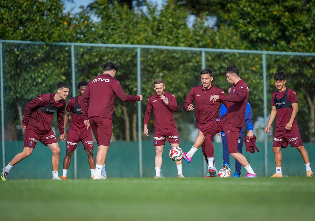 Trabzonspor&rsquo;da Son Antrenman! Gen&ccedil;lerbirliği Ma&ccedil;ı &Ouml;ncesi Hazırlıklar Tamam