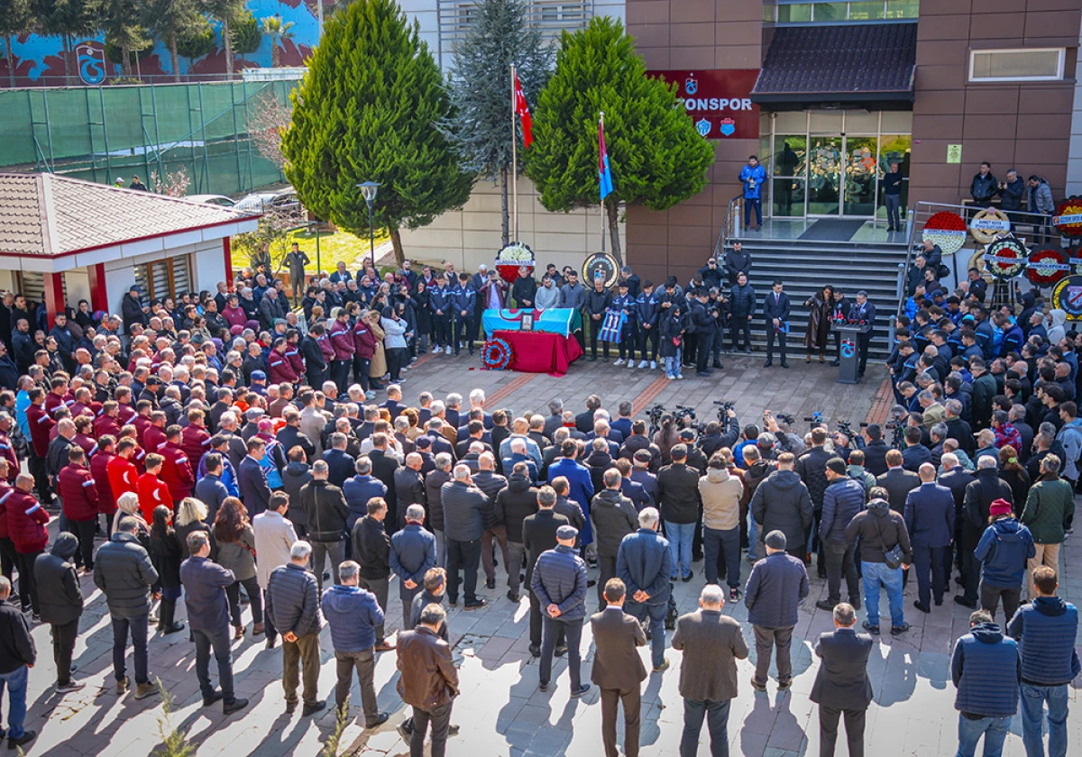 TRABZONSPOR'DA YAS Orhan Kaynak Son Yolculuğuna Uğurlandı