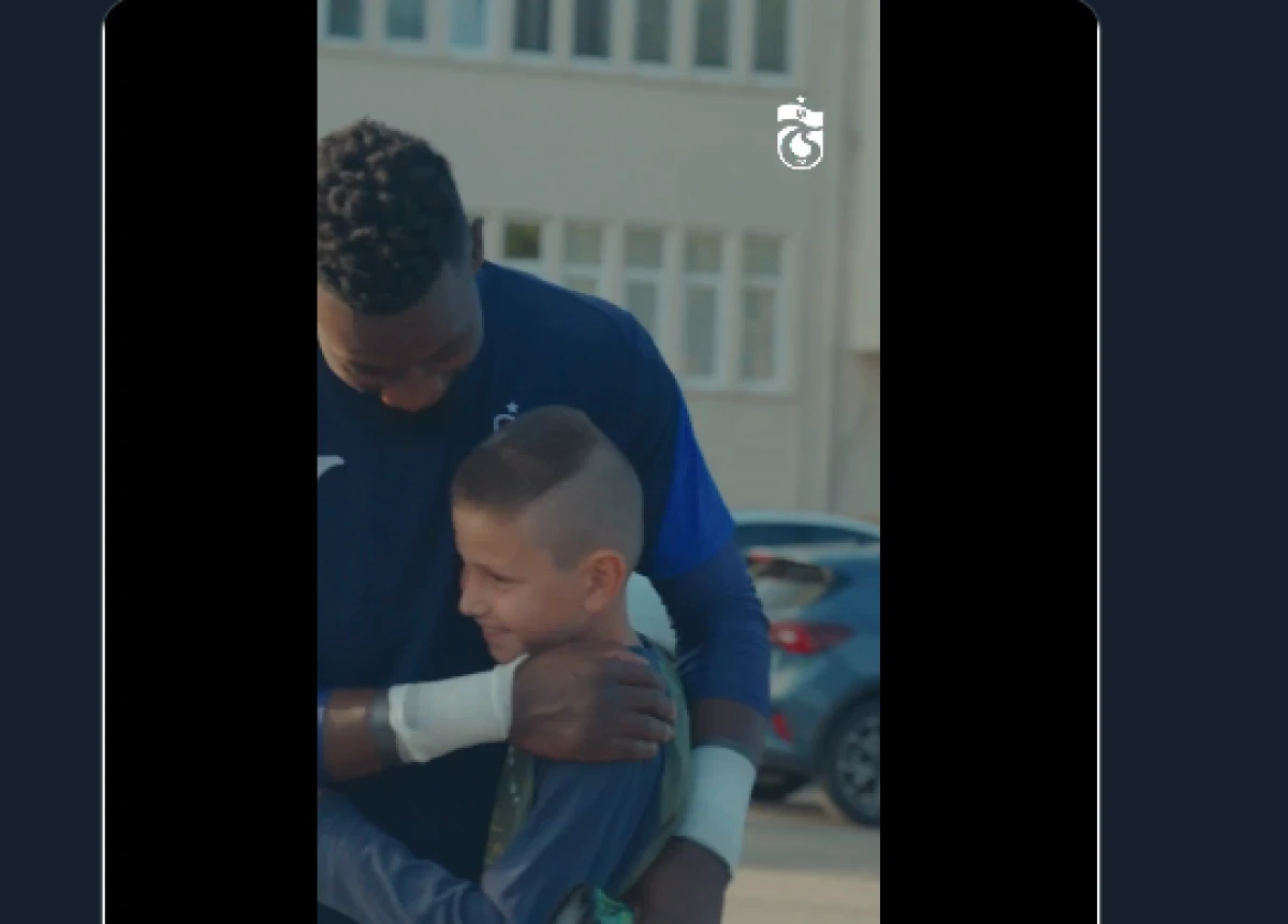 Trabzonspor’dan Anlamlı An: Ali Salih Onana’ya Kavuştu 