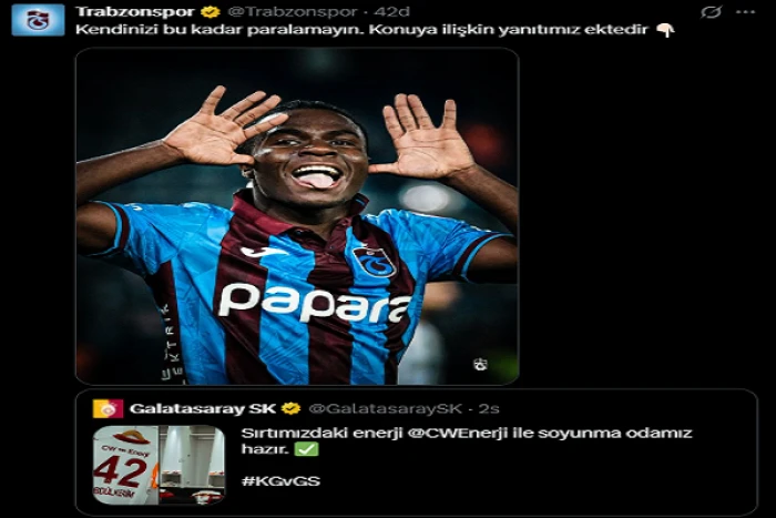 Trabzonspor&rsquo;dan Galatasaray&rsquo;a Oulai AYARI: Kendinizi Bu Kadar PARALAMAYIN!