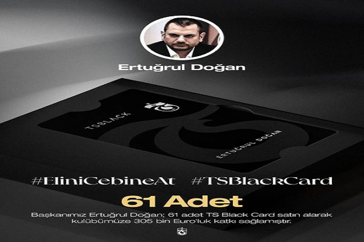 Trabzonspor’dan 'TS Black Card' Hamlesi: İlk Destek Başkan ve Yönetimden