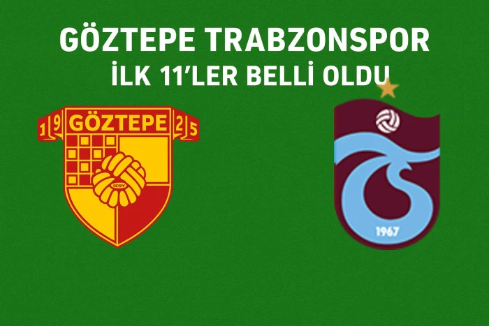 Trabzonspor’un Göztepe Maçı İlk 11’i Belli Oldu