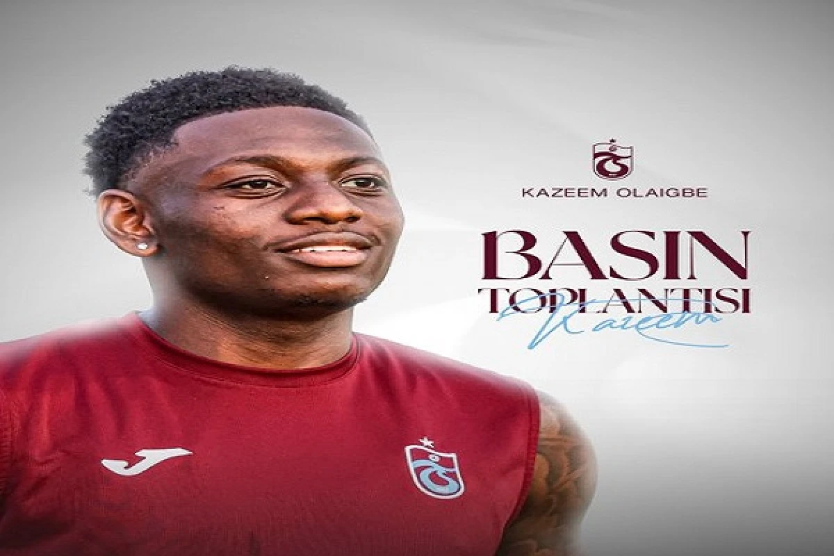 Trabzonspor’un yeni transferi Kazeem Olaigbe'nin basın açıklamaları - canlı yayın