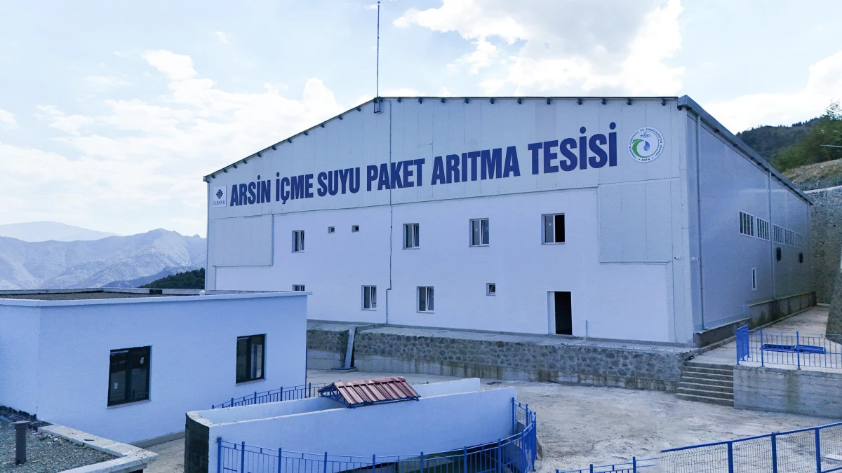 Trabzon'un Arsin ilçesi içme suyu ve arıtma tesisi hizmete girdi