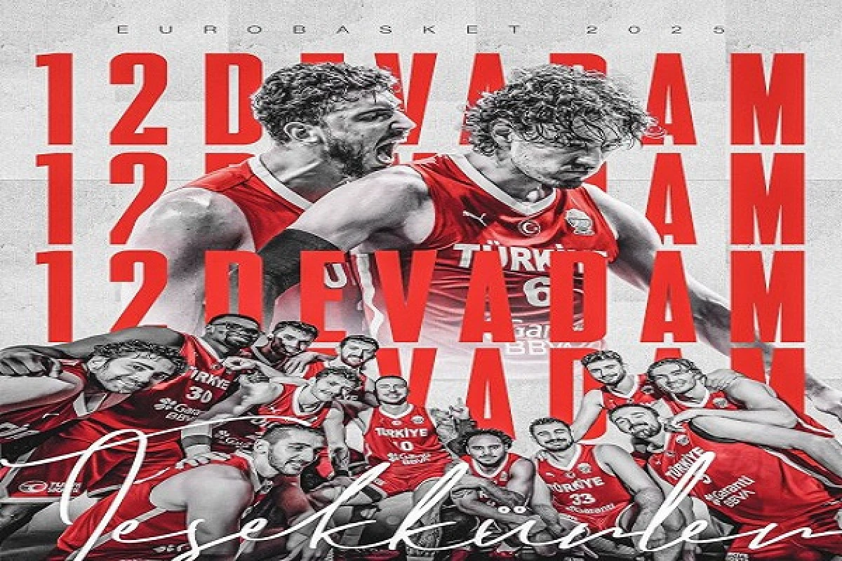 Türkiye A Milli Erkek Basketbol Takımı, EuroBasket 2025 turnuvasını 2'inci tamamladı