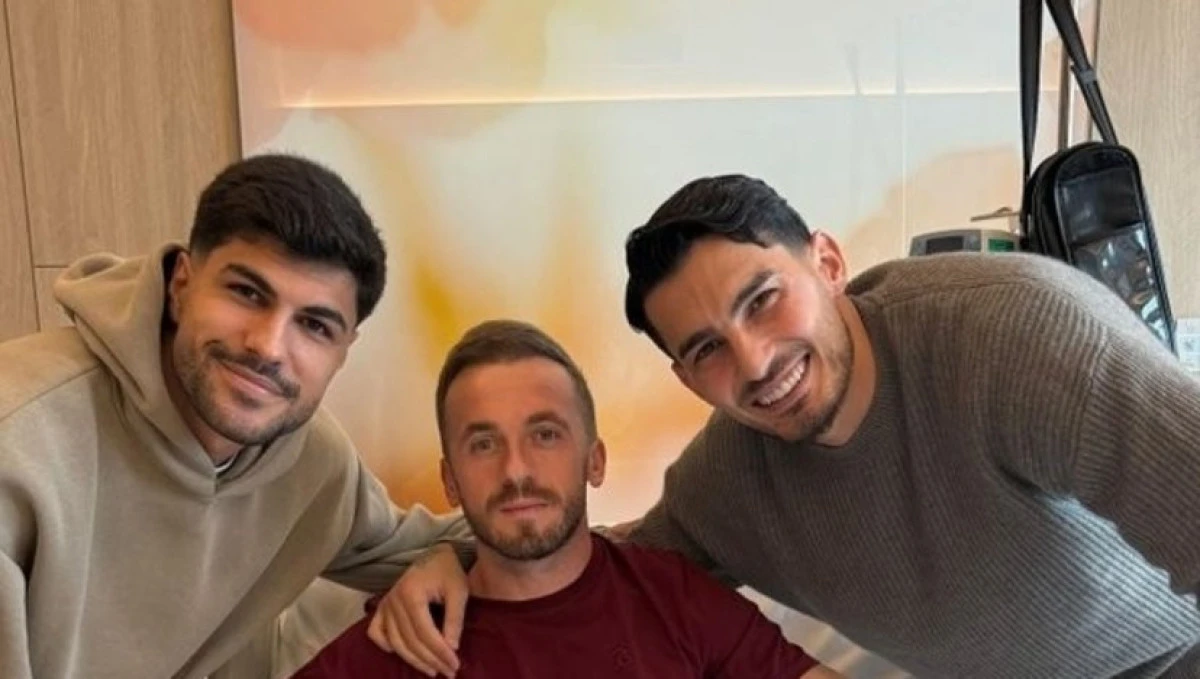 Uğurcan Çakır Ve Eren Elmalı'dan Visca'ya Moral Ziyareti!