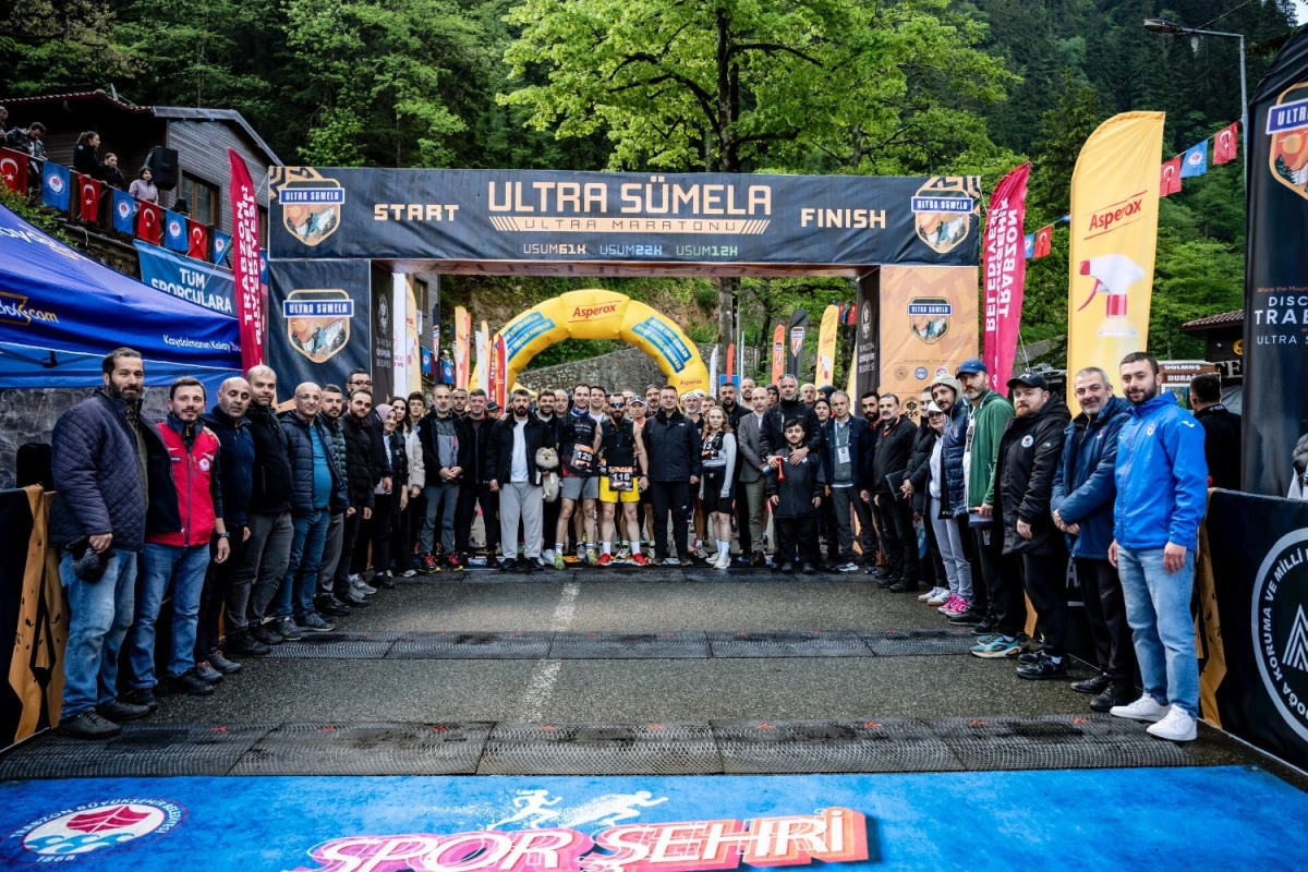 Uluslararası Ultra Sümela Maratonu nefes kesen anlara sahne oldu