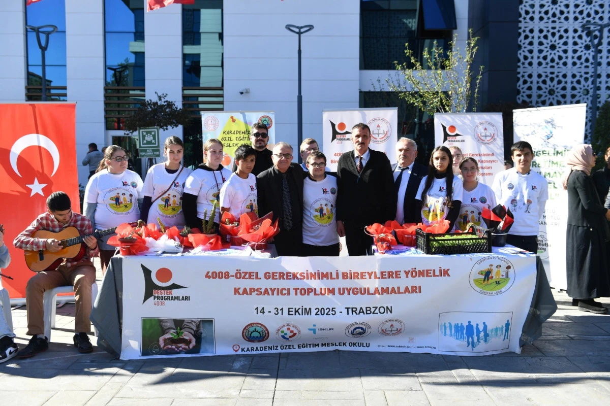 ÜRETEN ELLER: En Mutlu Köy'de Özel Bireylerin Tarımsal Emekleri Satışa Sunuldu