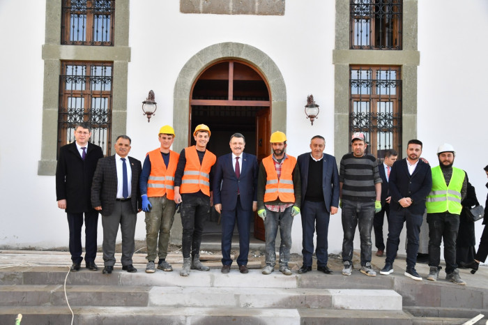 Trabzon'daki tarihi Hasanpaşa Hamamı'nın nisanda hizmete girmesi planlanıyor