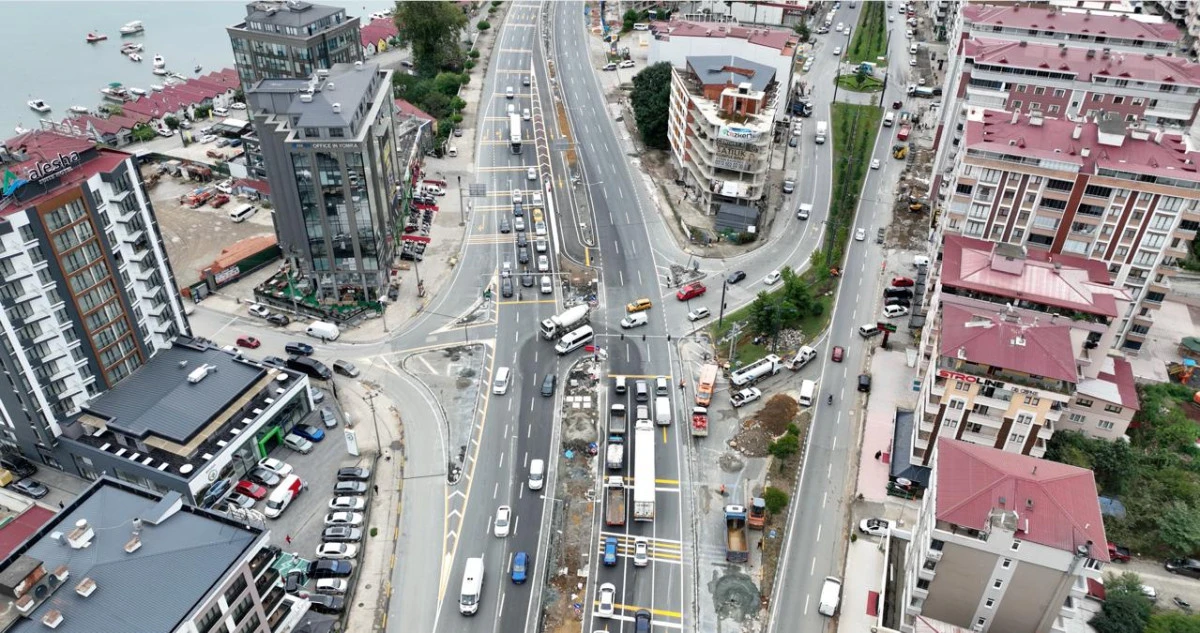 Yomra’da Yeni Nesil Kavşak: Trafik Yoğunluğu En Aza İnecek