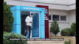 Nwakaeme, sadece onun gollerine tepki veren Yusuf'u süper kupa ile ziyaret etti