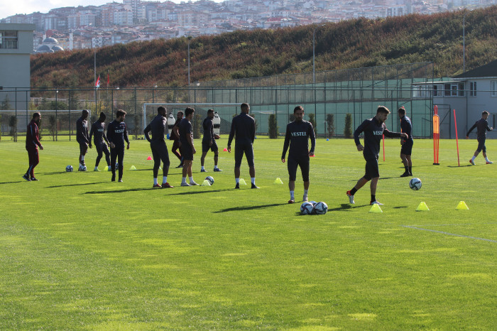 Trabzonspor antrenman görüntüleri - Gaziantep maçı hazırlıkları